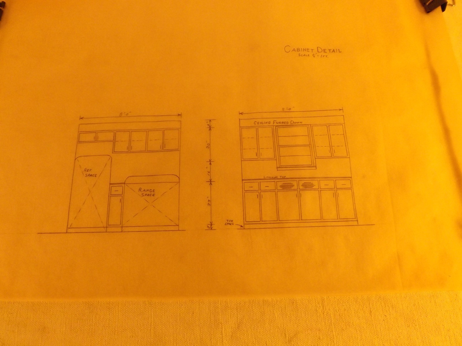 VINTAGE HOUSE BLUEPRINTS #8— 12″ X 18″ SEE PICTURES 6 PAGES
