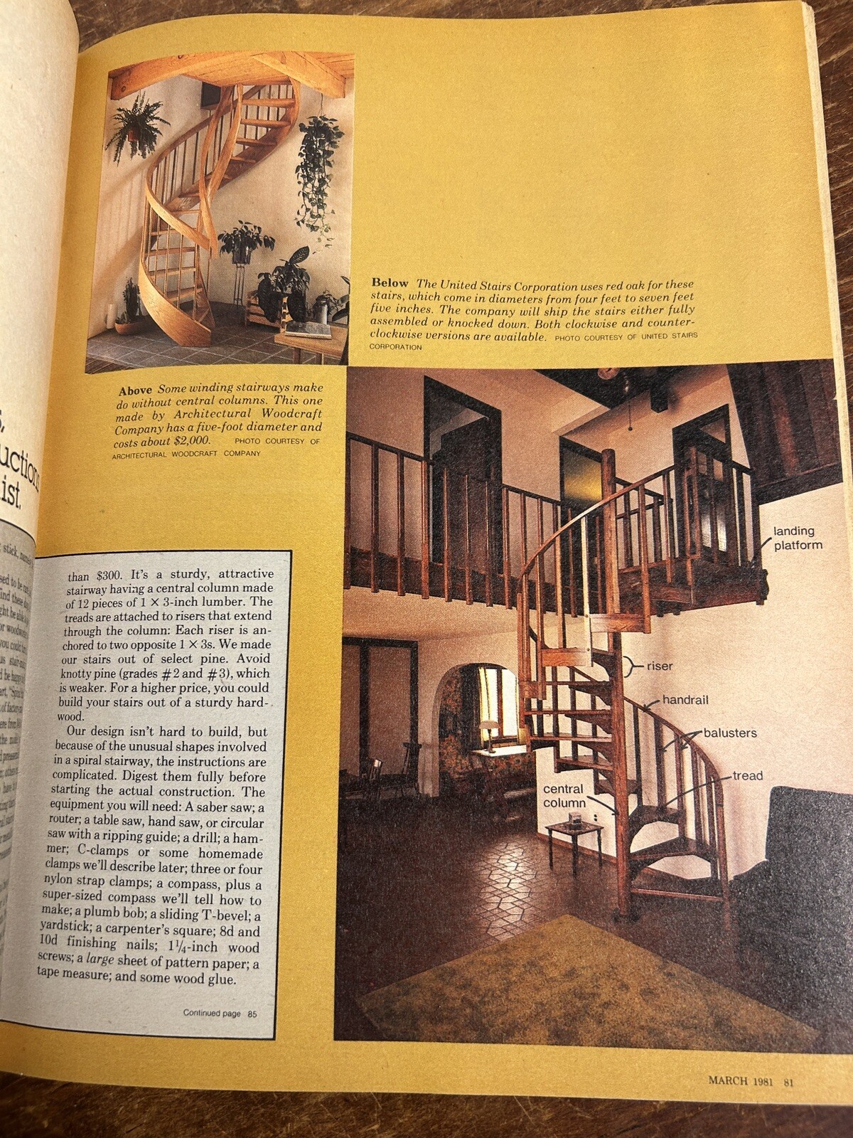Rodale’s New Shelter Magazine March 1981 urban solar, tankless heaters, spiral