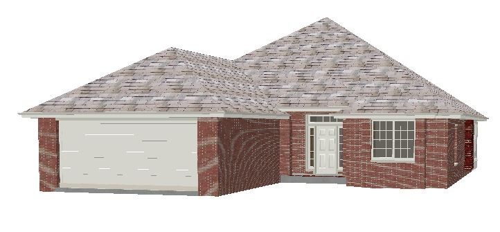 Complete Construction Plans PDF Small lot 55+ 3BR 2B 1820 + 2 car @ 1/4″ Scale