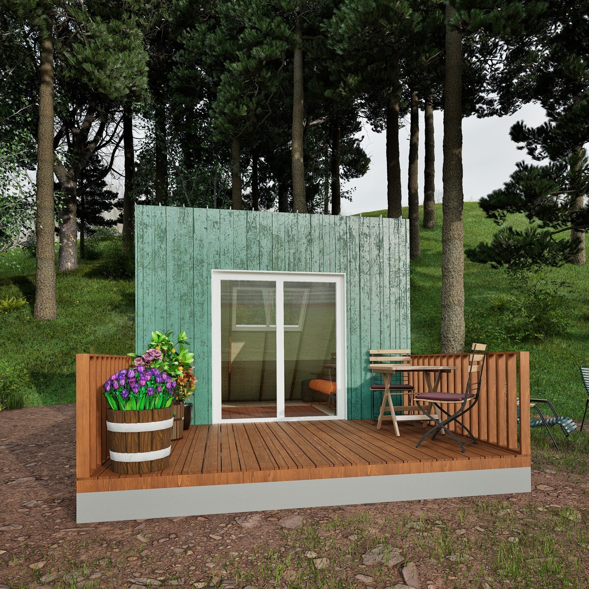 Easy To Build A Frame Cabin Plans, Changeable & Expandable, Hard Copy