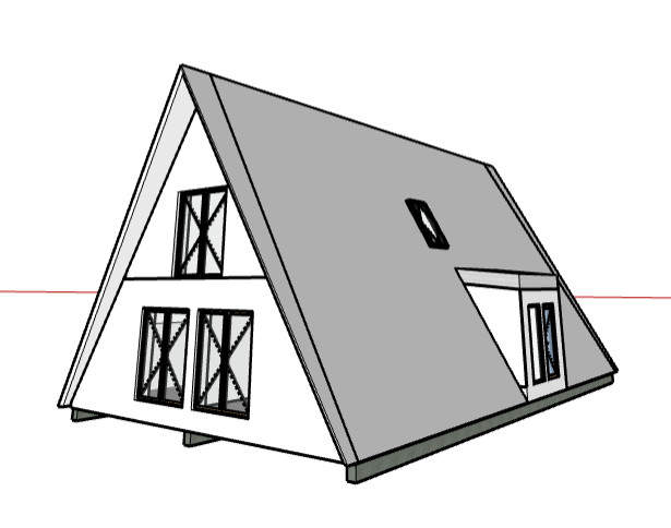 Modern House Plan, American Style House, Barndominium House, Farm House- TRİ
