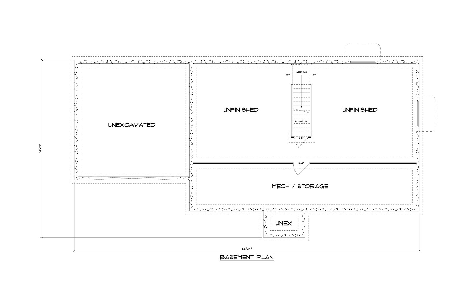 1276 Sq.Ft. Ranch house plans – 3 Bed, 2 Bath, Great Starter Home – PDF ONLY