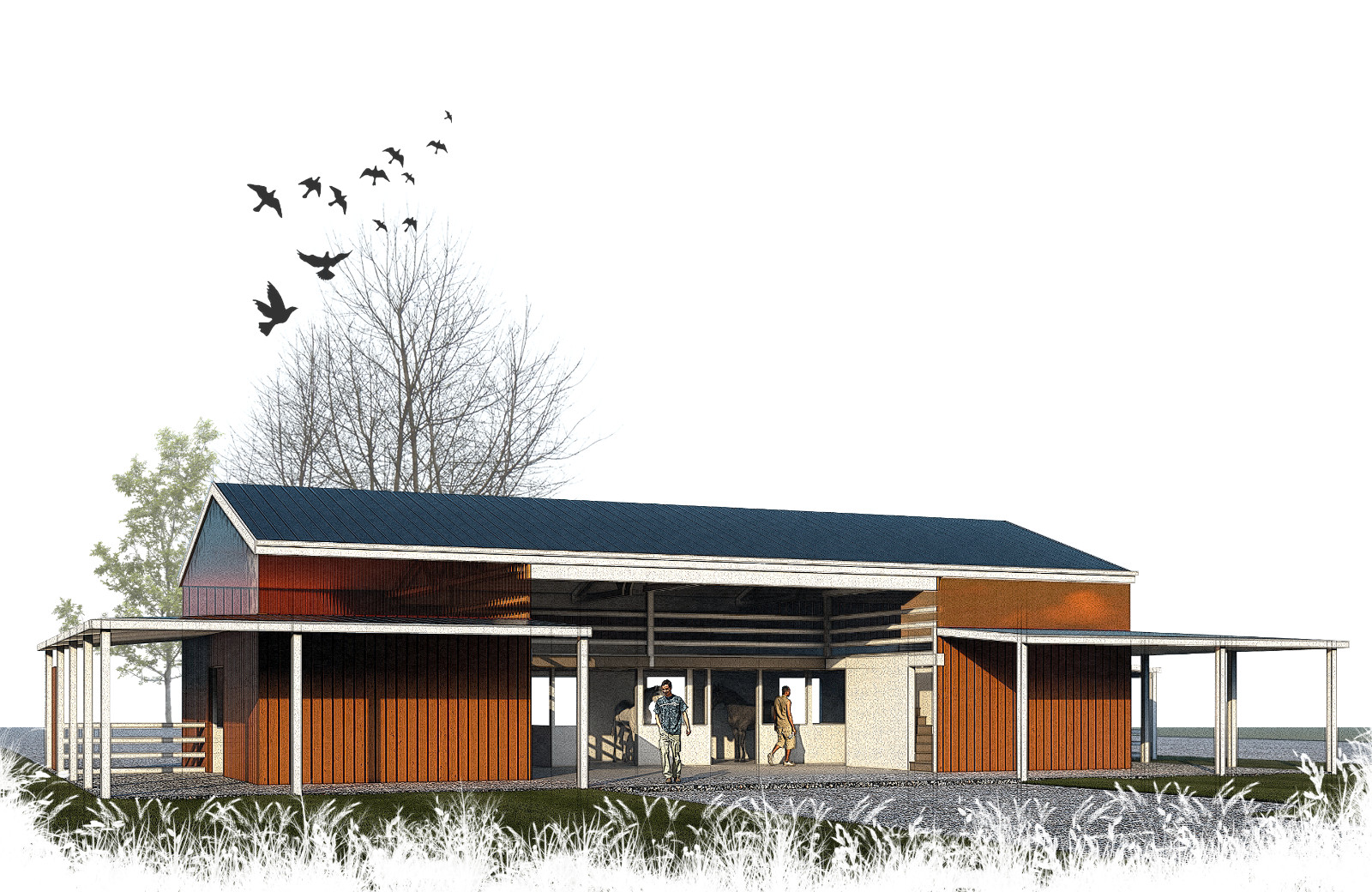 Livestock Harbor Agricultural Building Plans – PDF Downloadable Blueprint