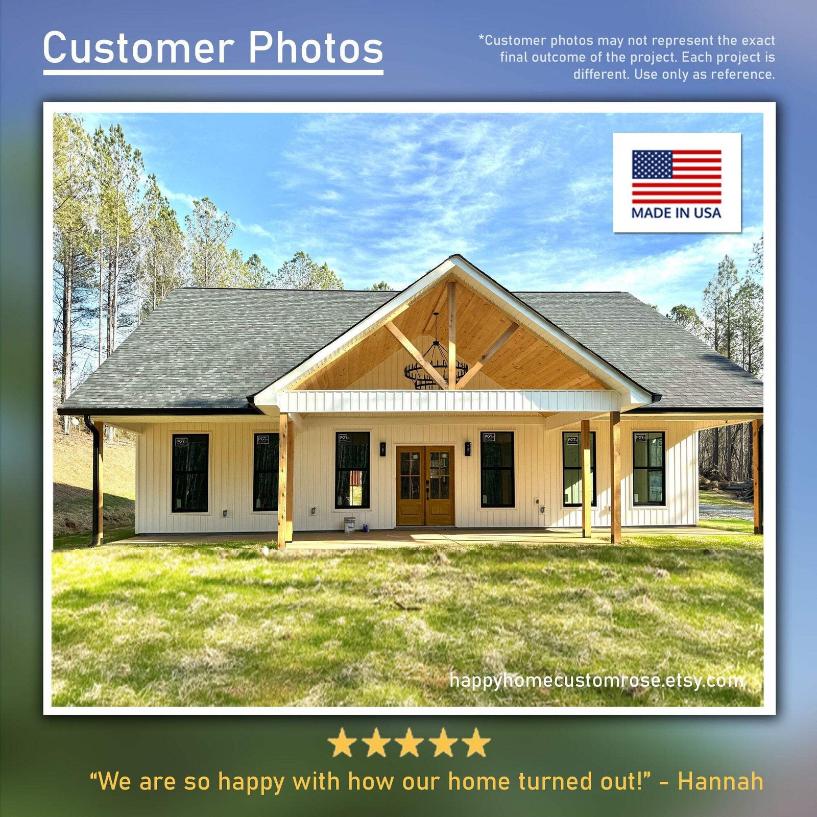Oak Springs Farmhouse House Plan – 1500 SF, 3 Bed 2 Bath – Modern Open Floor Pla