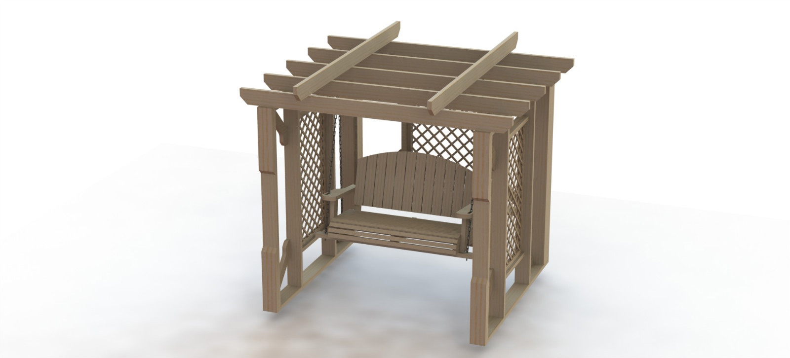Garden Pergola with Swing Woodworking Plans – Easy to Build