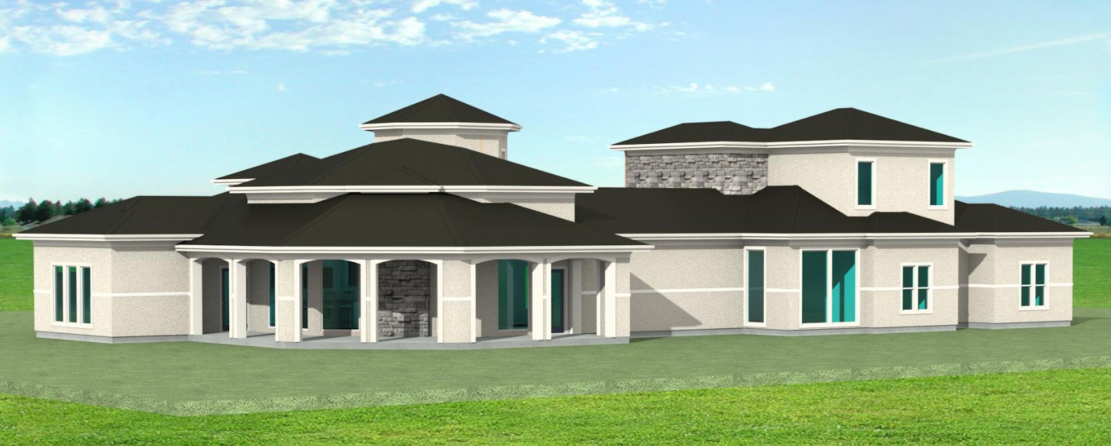 Custom Modern Home Plans – 3 Bed 2 Bath 2 Half Bath 3,811 sqft – $610,000