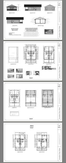 24×30 Duplex — PDF Floor Plan — 720 sq ft — Model 2