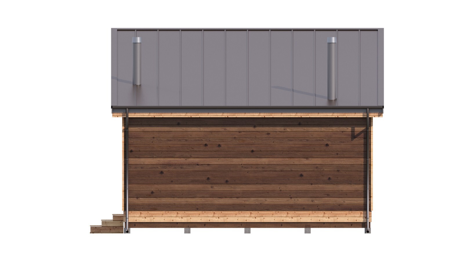 Cozy Charming Tiny House 1 Bed, 1 Bath Architectural Build Plans PDF Download