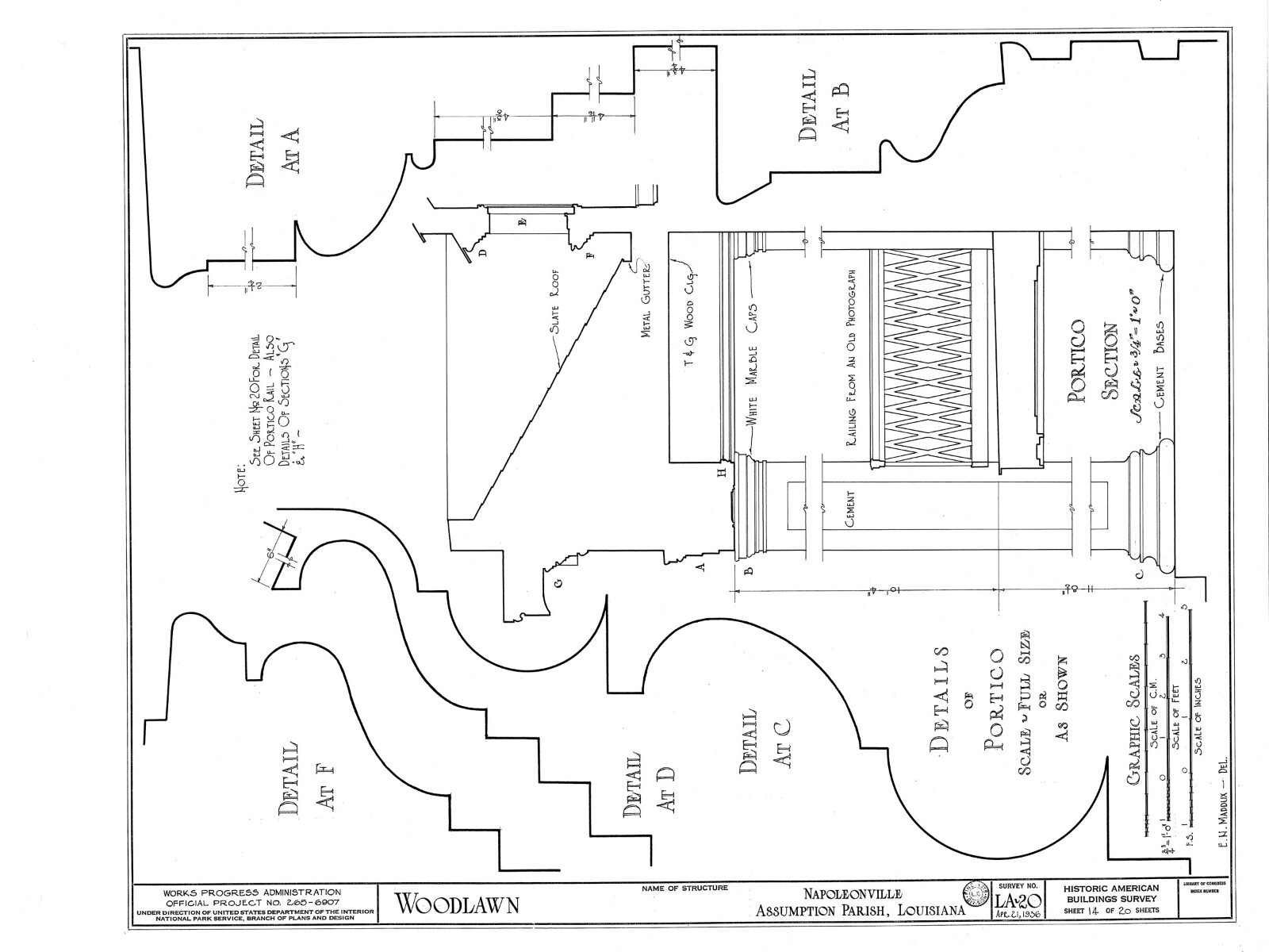 Woodlawn Plantation, LA, architectural plans, traditional southern style home