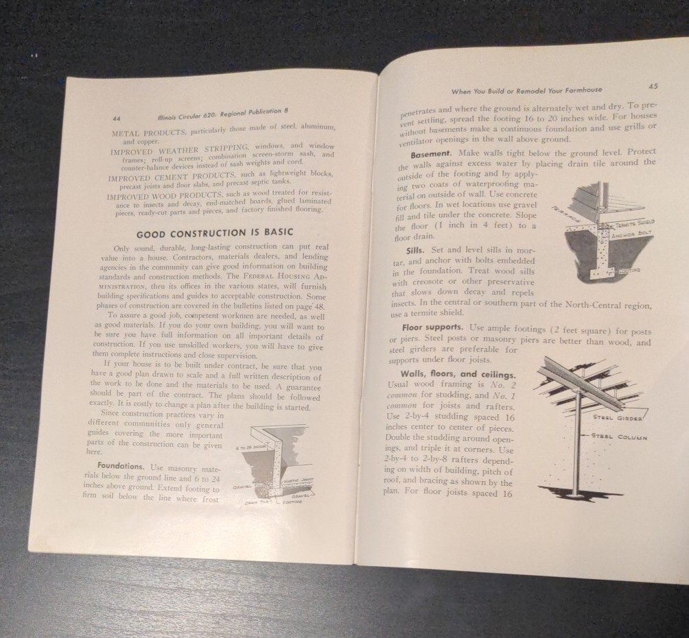 Build Or Remodel Your Farmhouse Planning Guide 1948 Illustrated Plans