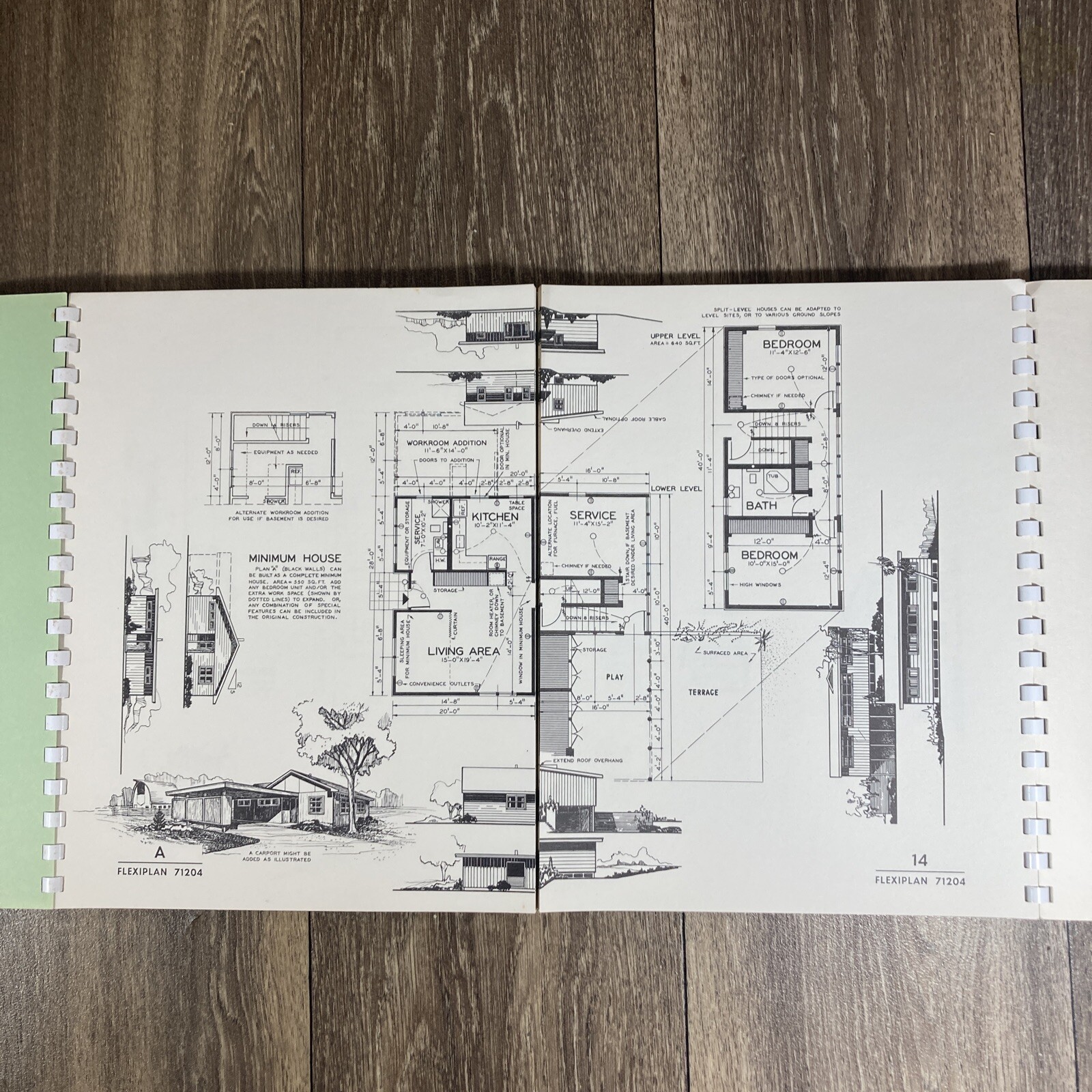 Contemporary Farmhouses Flexiplan 71204 Home Building Patterns University of IL