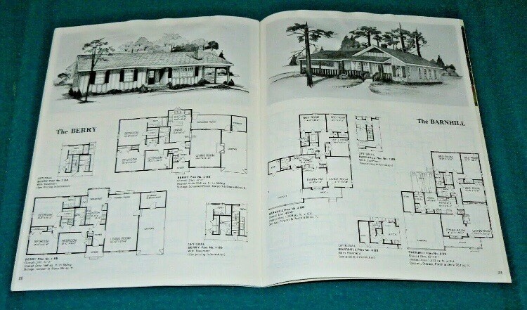 Vintage : HOUSE PLANS «Homes of Today» B-97 @ Southern UNITED STATES