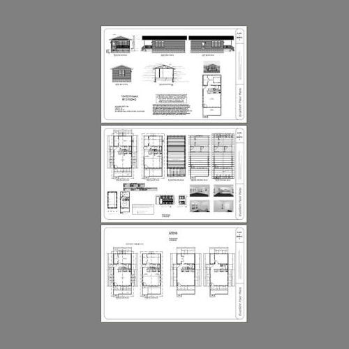 18×32 Tiny House — 576 sqft — PDF Floor Plan — Model 2B