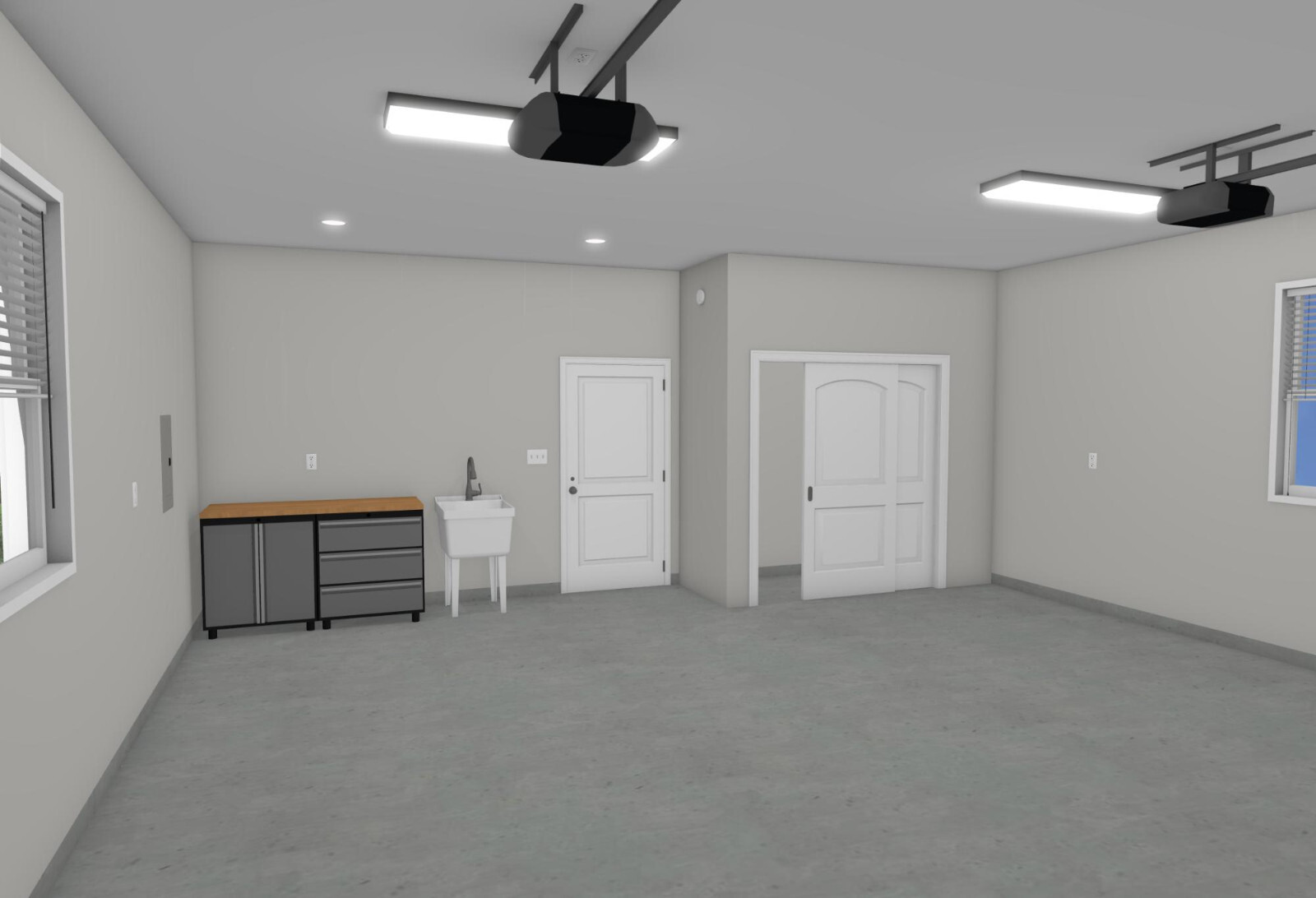 Garage Apartment (ADU) – 1 BR/1BA w/ Loft – Full House Plans, Blueprints #30010A
