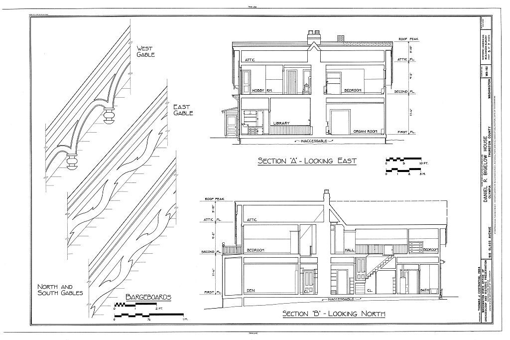 Fairy Tale Victorian Farmhouse, architectural house plans, gables, PRINTED PLANS