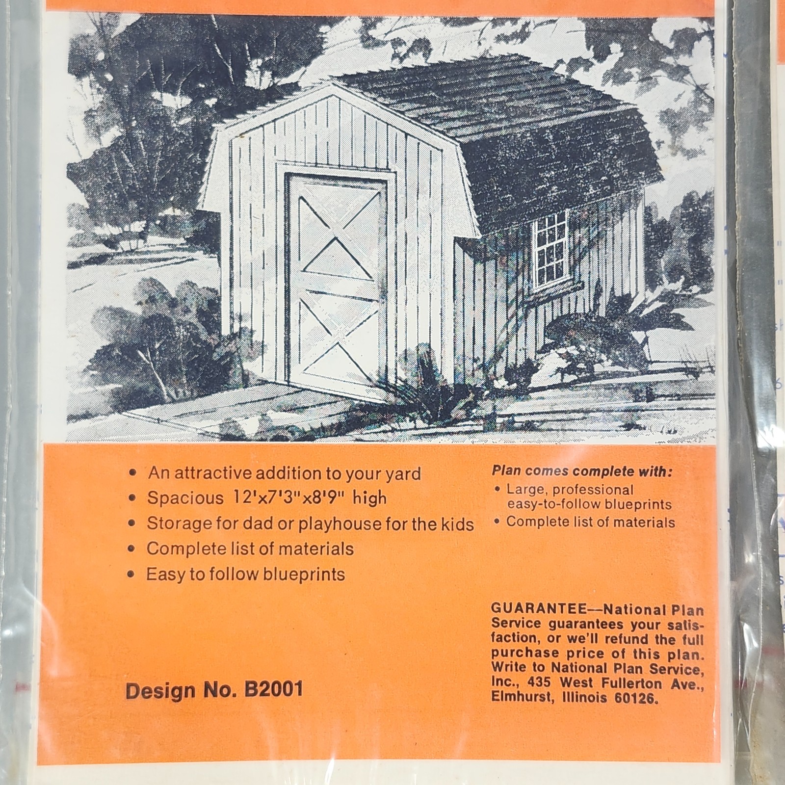 National Plan Service DIY Build Yourself Design 6 Blueprint Lot Home Improvement