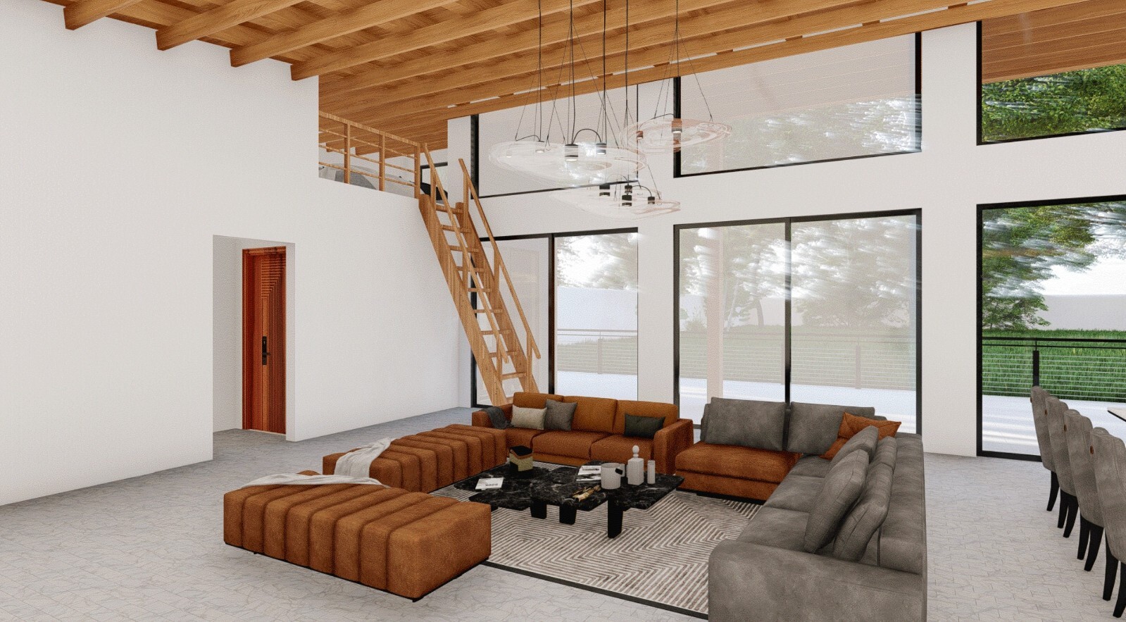 Plans for 5-Bedroom House with Walkout Basement & Mezzanine – Includes Architect