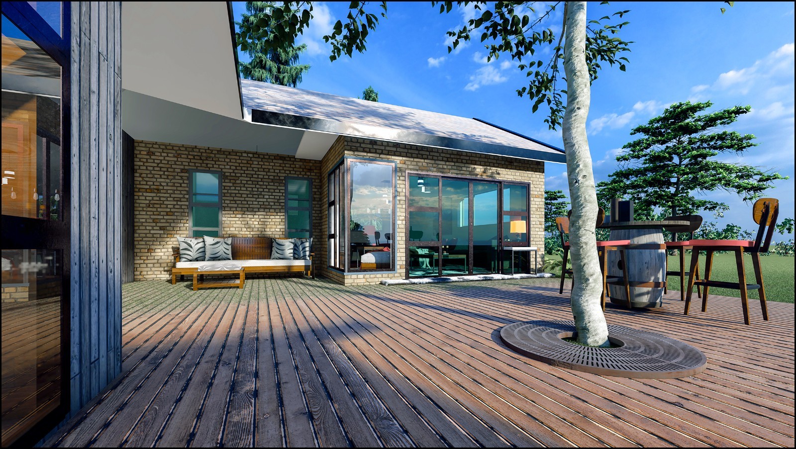 4 Bedroom Floor Plan: 2165 SF, 2 Bath, 2 Car Garage (Digital Download)