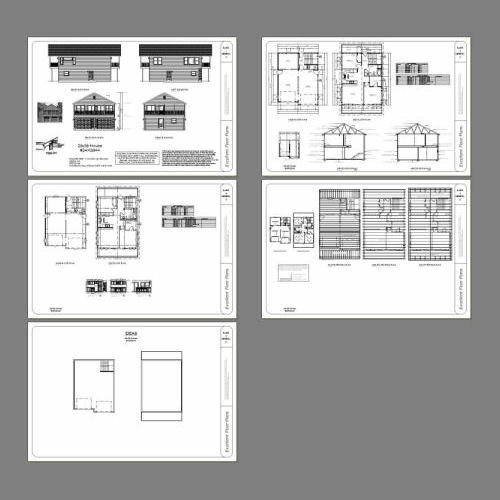 28×36 House — 2 Bedroom 1.5 Bath — 1,170 sq ft — PDF Floor Plan — Model 4