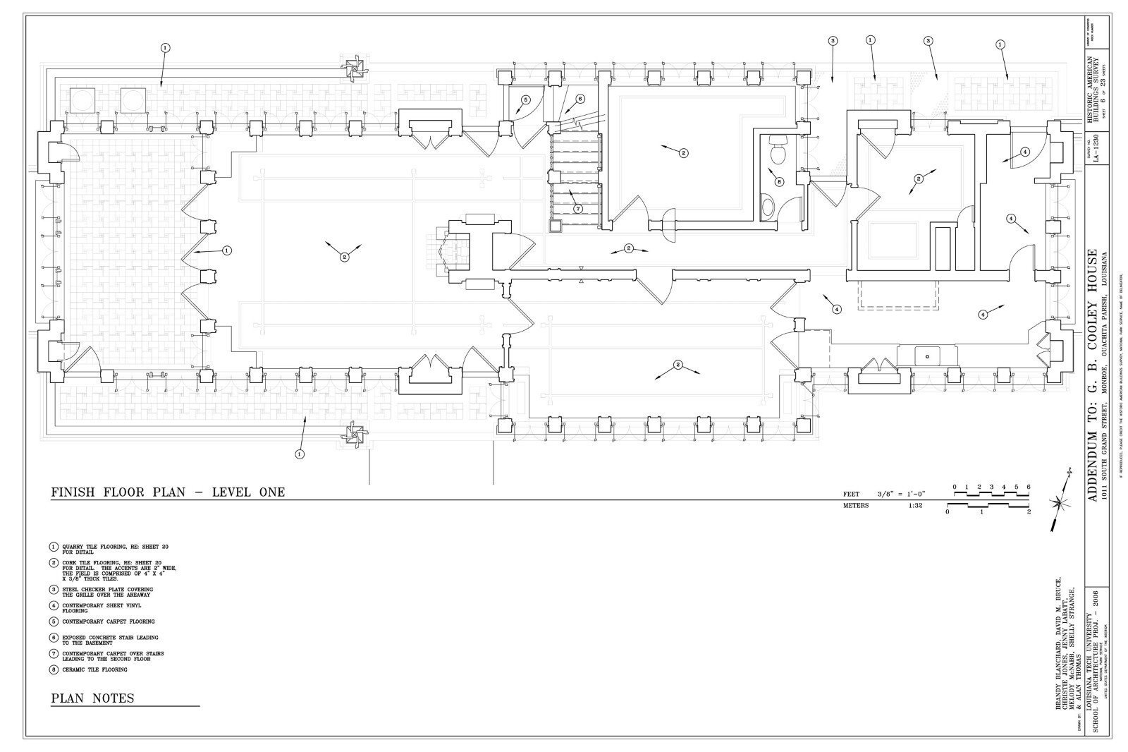 Prairie Style home by Walter Burley Griffin, 5 bedrooms, brick/wood house plans