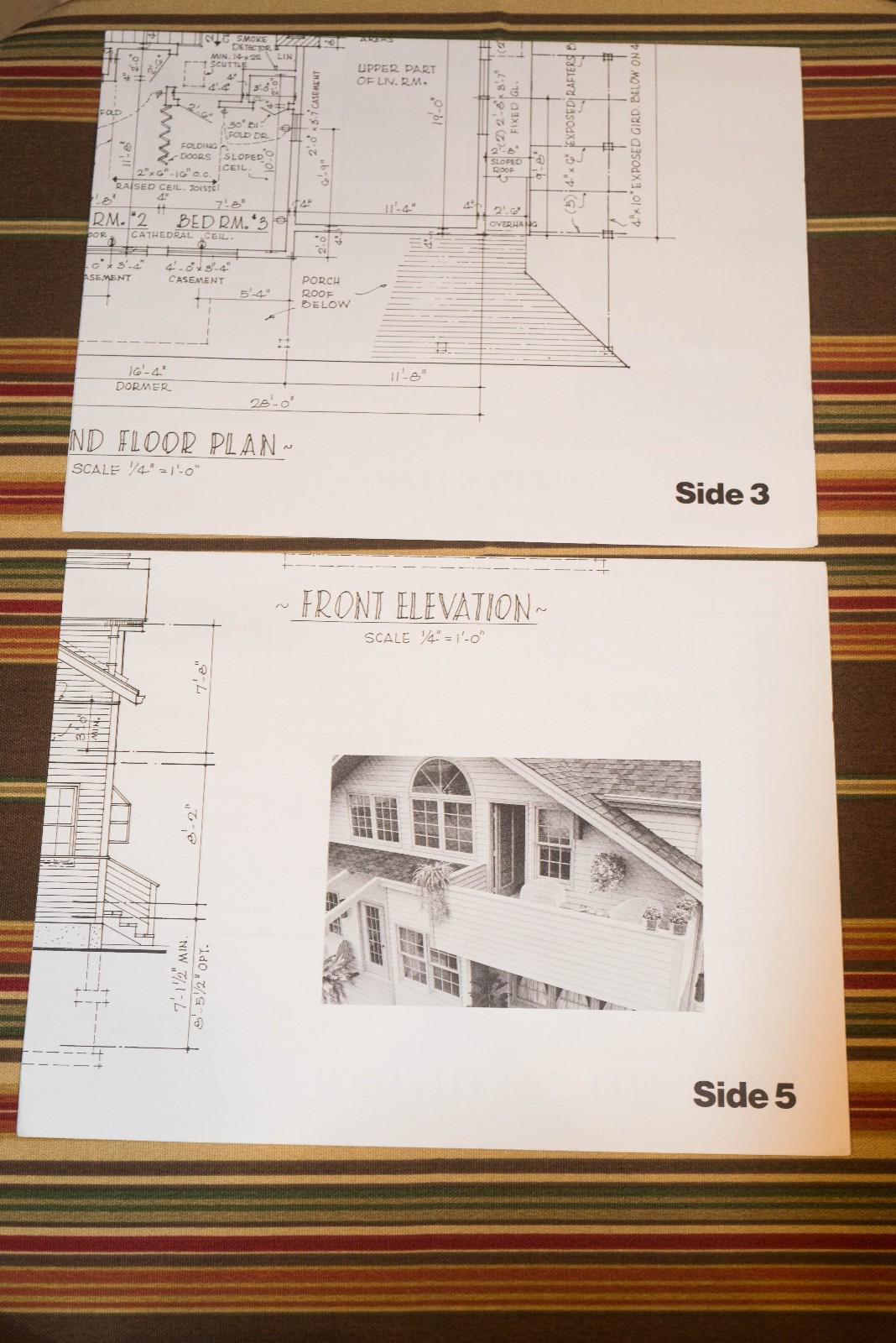 Vintage Women’s Day House Plans, Blue Print, A Small House WD Award Winner, 1982