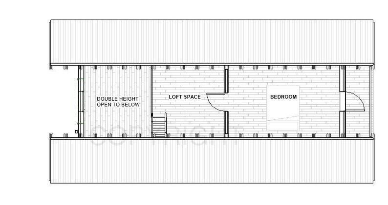 22′ x 36′ A Frame Modern Cabin House – Plan Blueprint PDF or Print Drawing ~