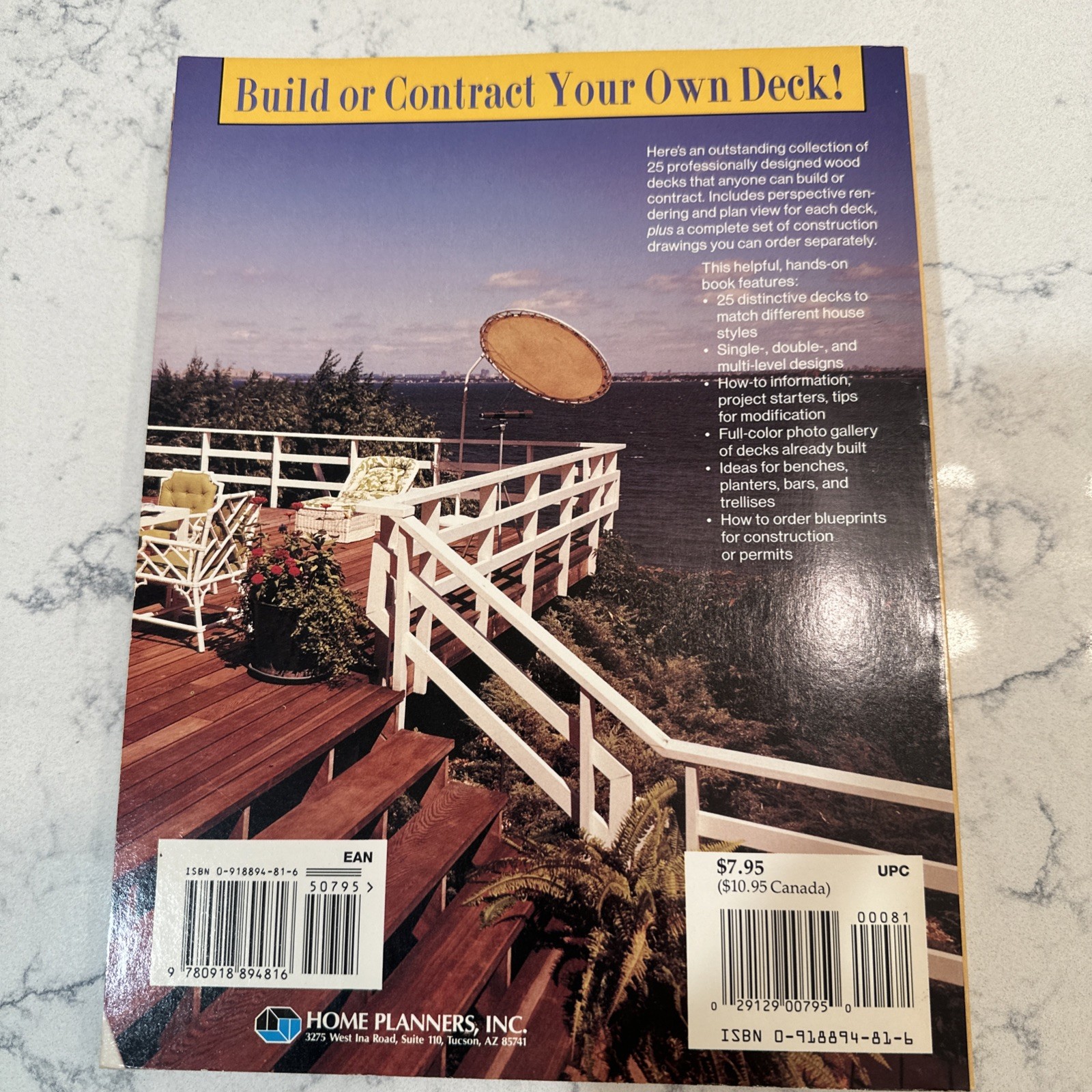 Lot of 5 Vintage DIY Deck Patio Plan Design Build Books 70s -90s Sunset