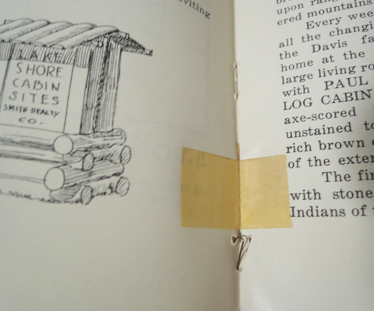 Paul Bunyan’s Log Cabin Booklet Red River Lumber 40 pp. 1937 [Acceptable]