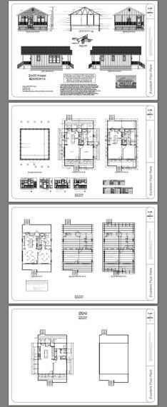28×30 House — 1 Bedroom 1 Bath — PDF Floor Plan — 840 sq ft — Model 1A