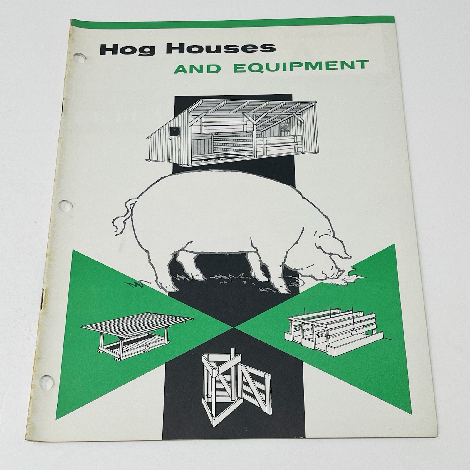 1960 Hog Houses And Equipment Garage Weyerhaeuser 4 Square Guide Manual Plans
