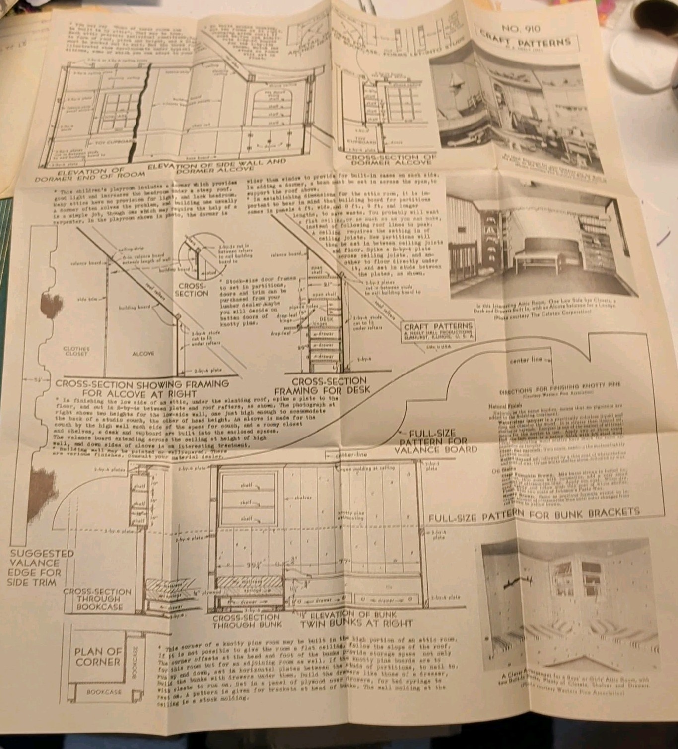 Craft Patterns Cabin & Cottage Packet Building Plans/Patterns
