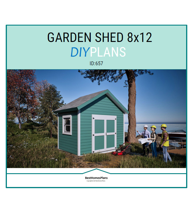 Lot of 14 Garden Shed & Backyard Office DIY Plans and Build Guide | DIY Instruct