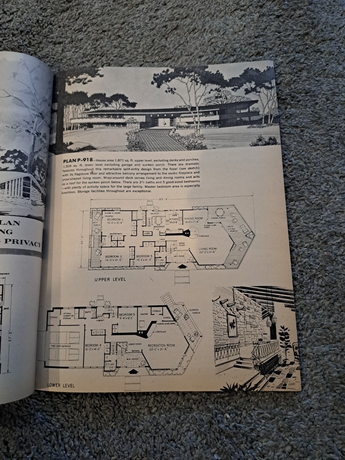 Vintage 1971 Science & Mechanics 101 Home Plans House Plans