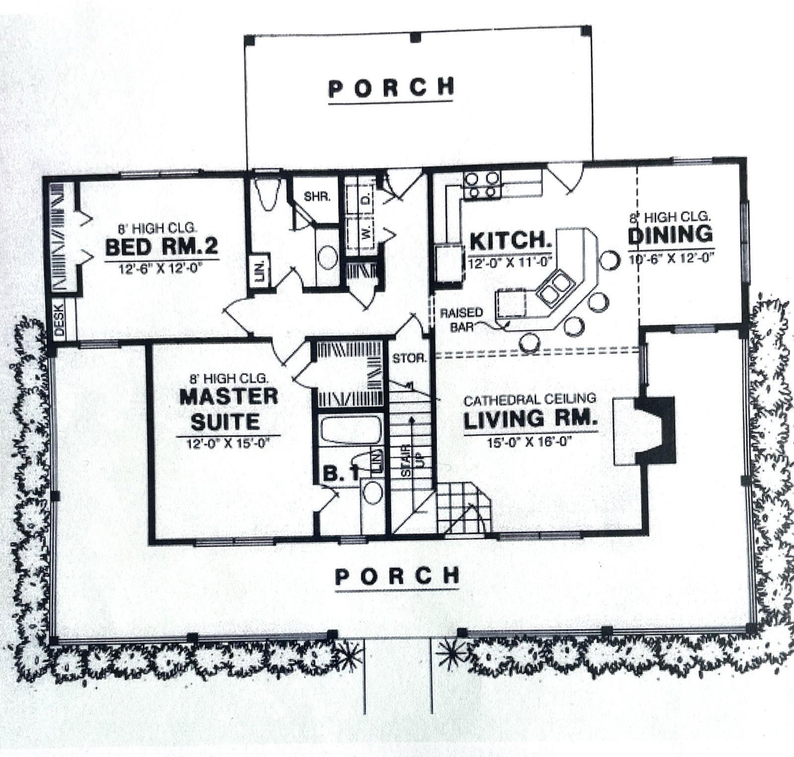 Country House With Wrap Around Porch