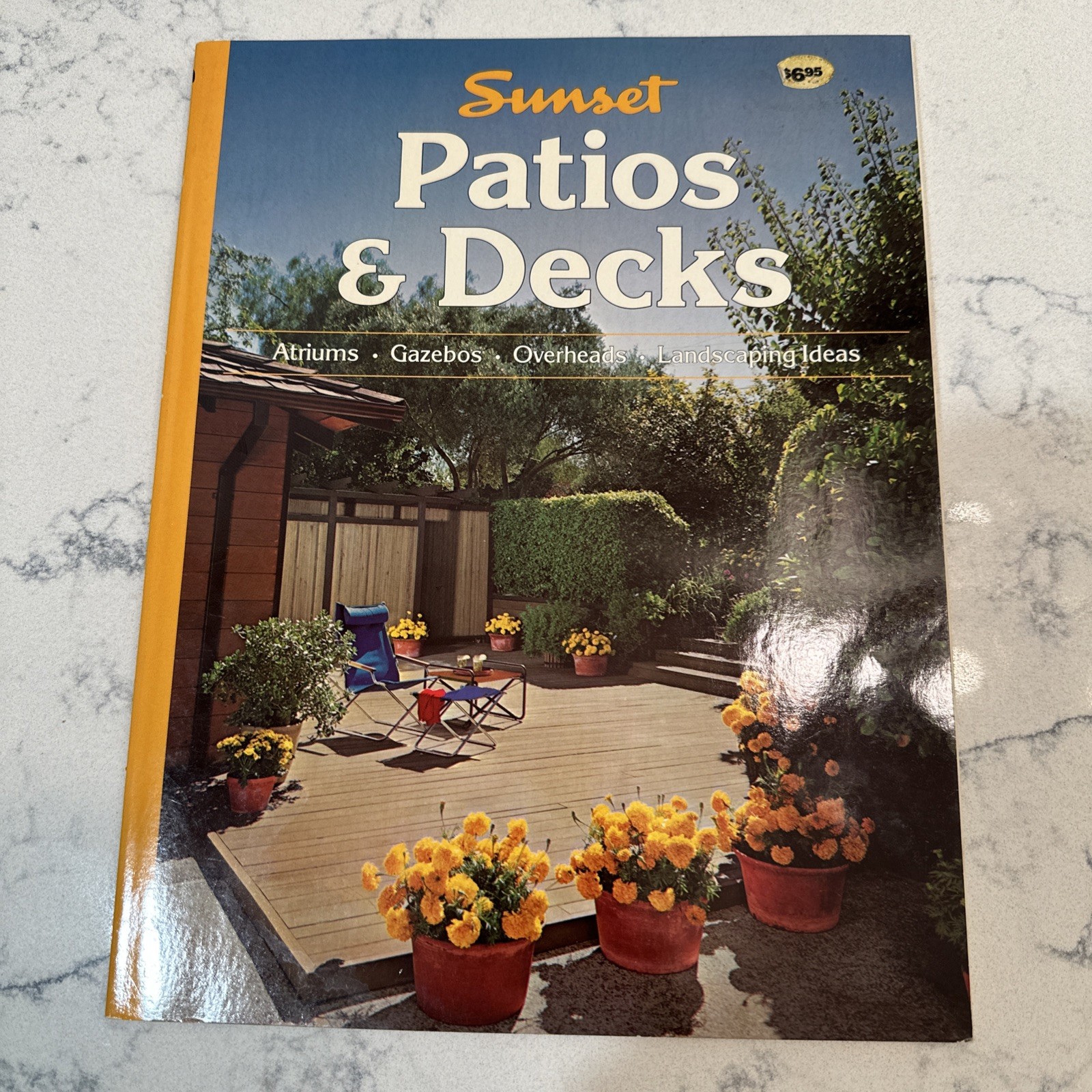 Lot of 5 Vintage DIY Deck Patio Plan Design Build Books 70s -90s Sunset