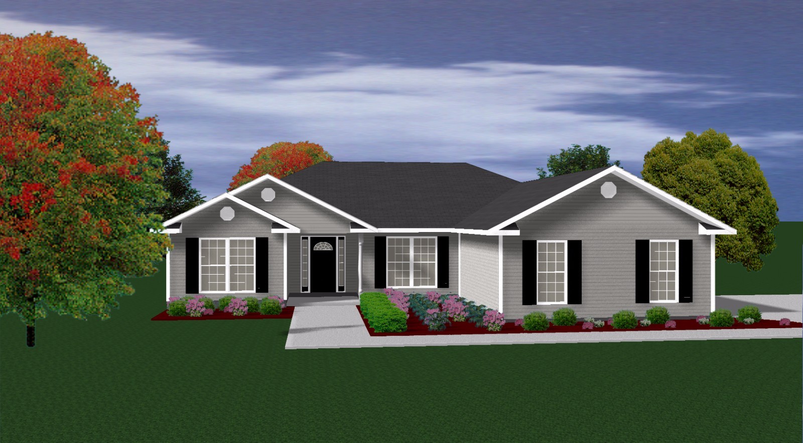 House Plan PDFs for 1765 Sq. Ft. 3 Bedroom House w/Garage (Email Delivery Only)