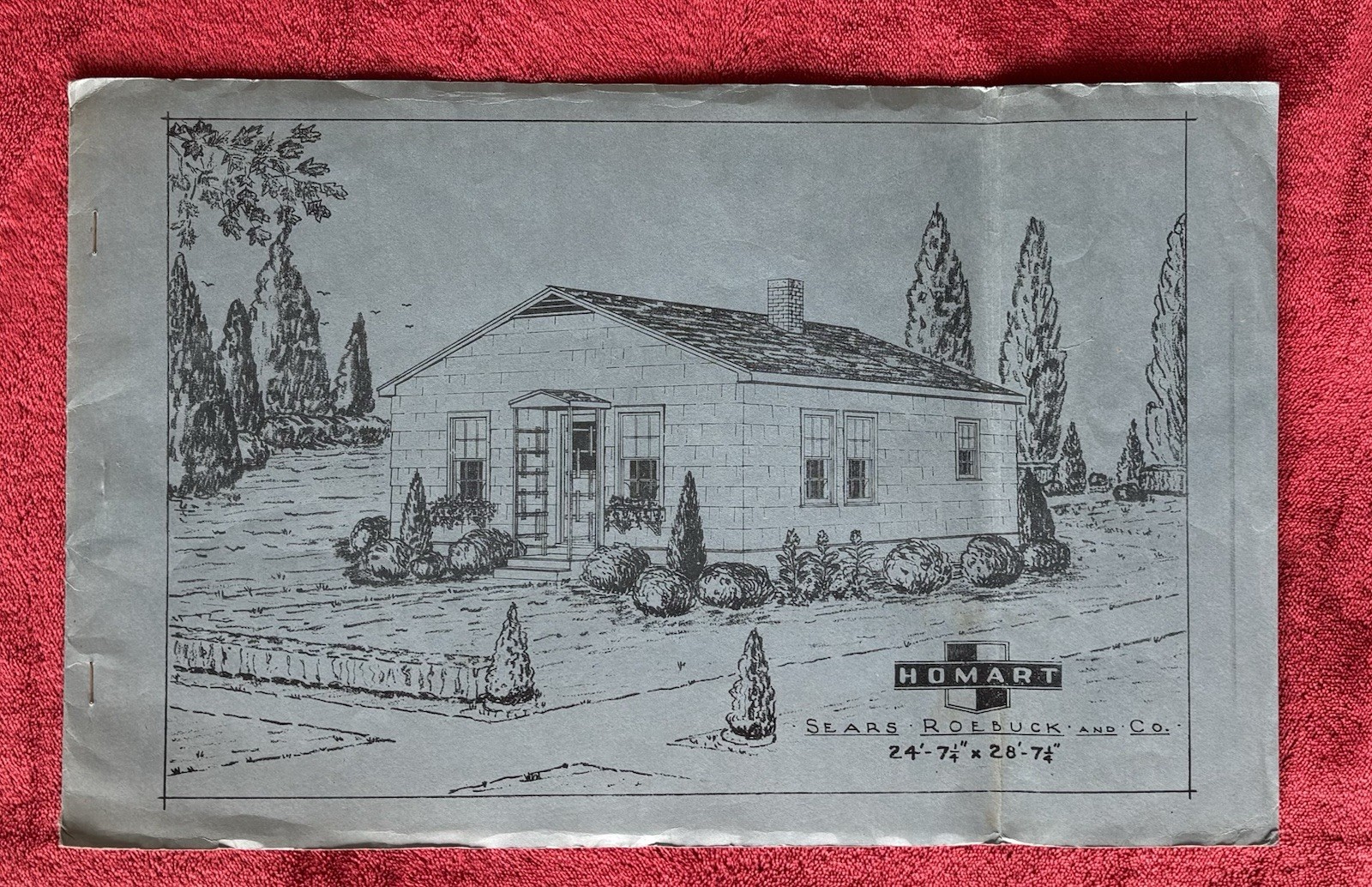 1930s SEARS ROEBUCK HOME BUILDING KIT PLANS & INSTRUCTIONS