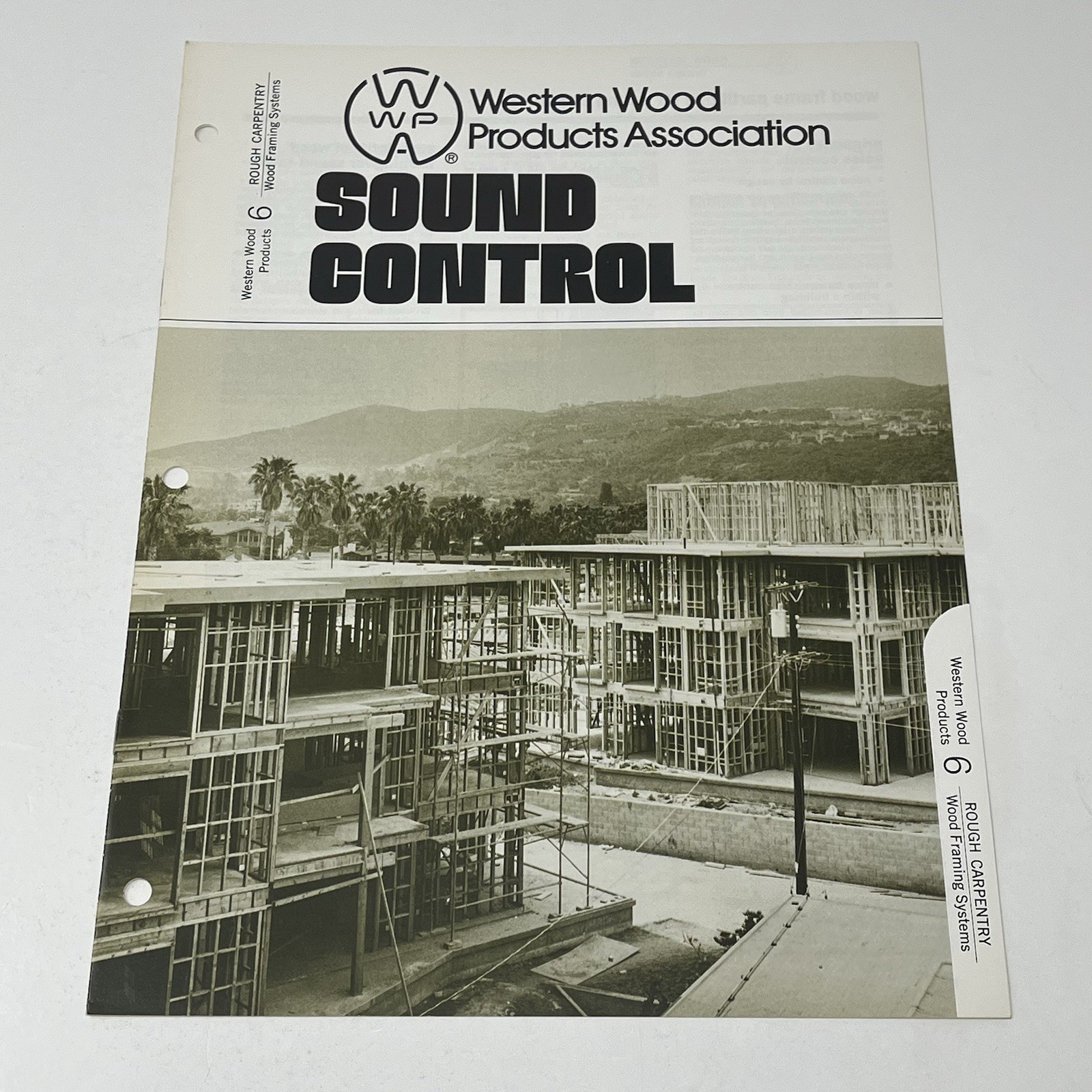 1960’s Western Wood Products Sound Control Design Idea Dealer Brochure