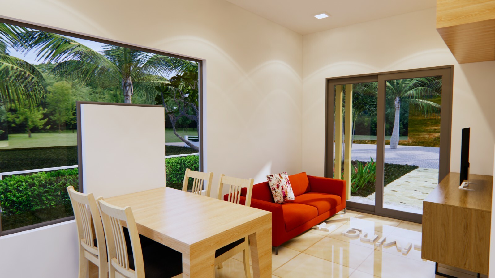 20×20 Feet Small Cottage Design 6×6 Meter One Bedroom Gable Roof (A4 Hard Copy)