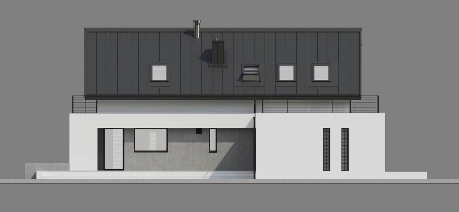 Modern House Plan, American Style House, Barndominium House, Farm House- MANİSA