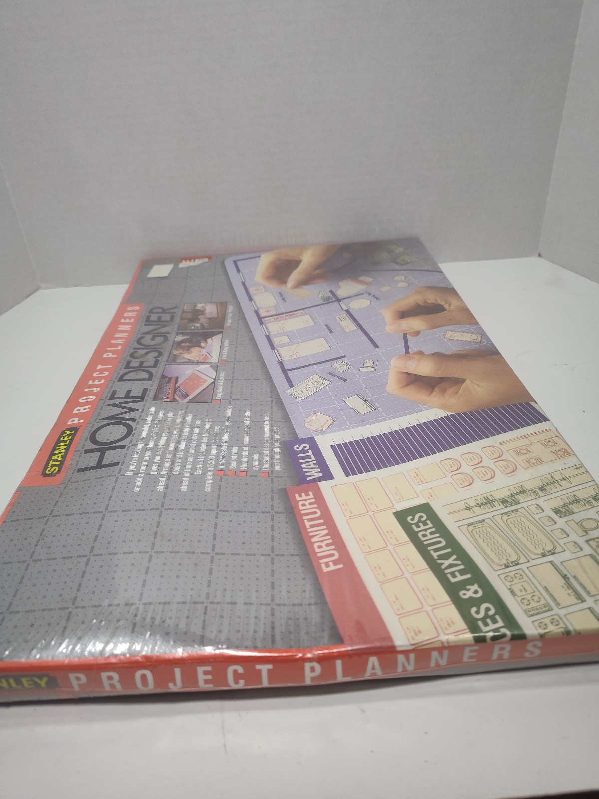 Vintage 1988 Stanley Project Planners Home Designer Sealed Scale Gridboard Kit