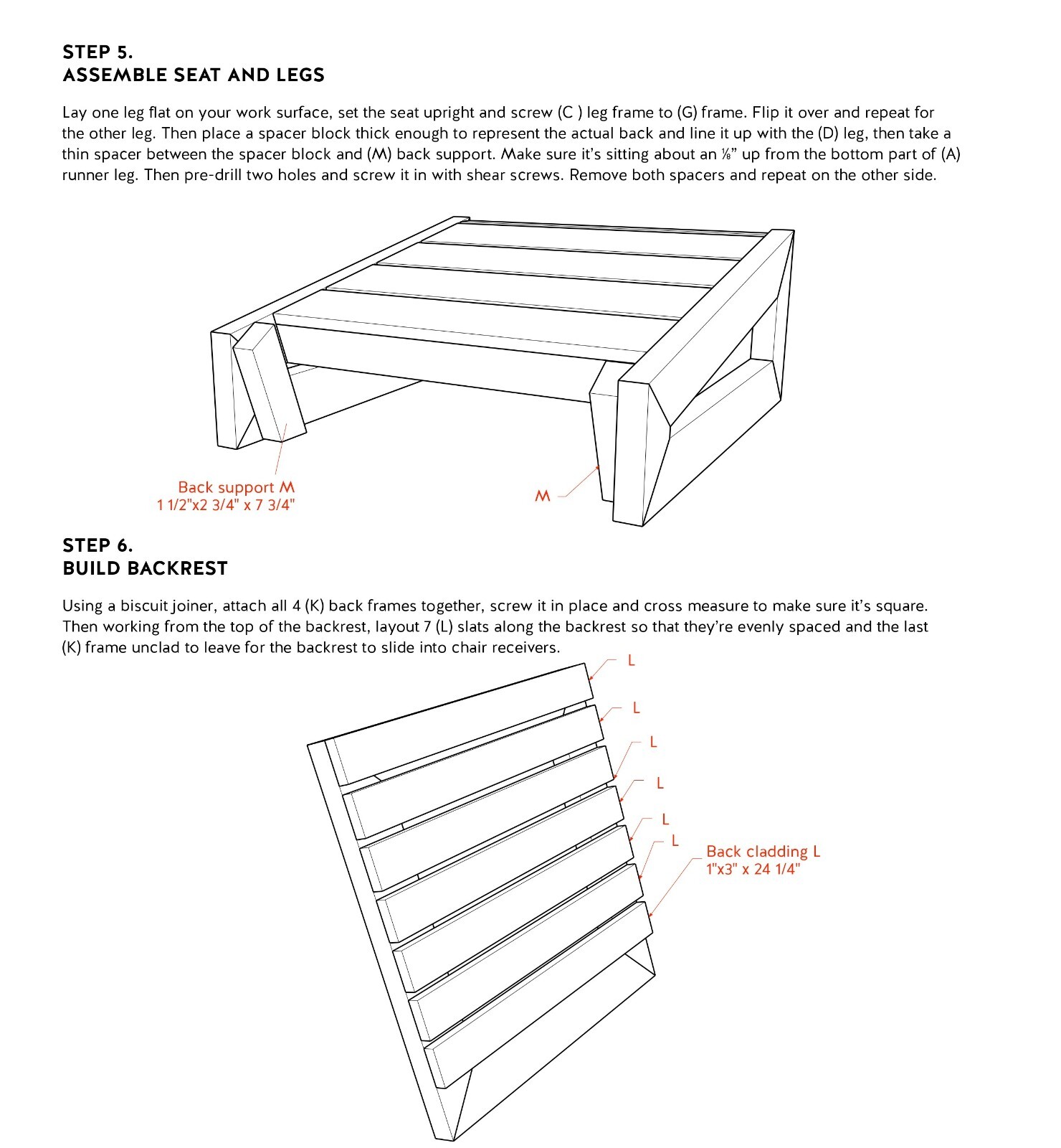 DIY Modern Outdoor Wooden Chair Building Plans – Step by Step Instructions