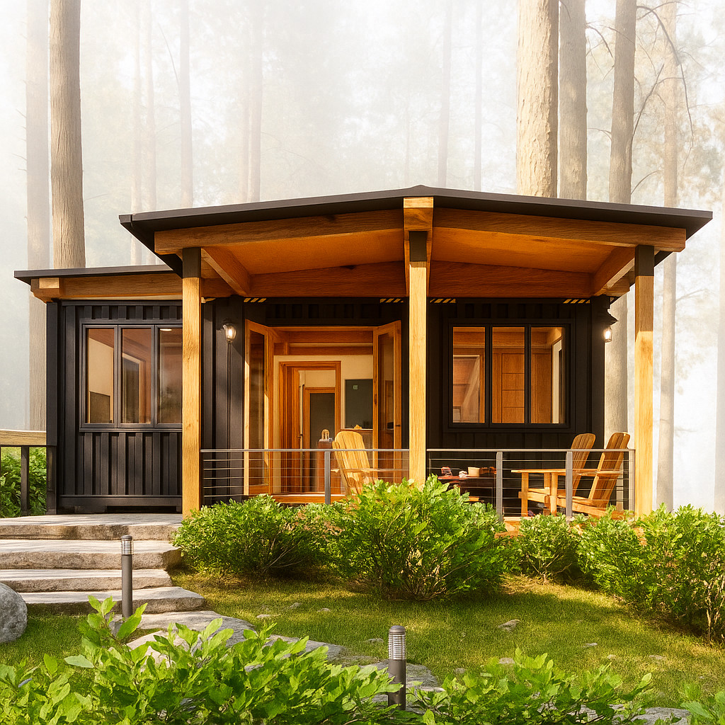 Container house plans – 3 bedrooms – 1 bathroom – Digital PDF File