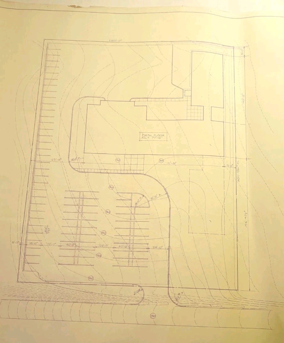 Vintag Vellum Siite Plans, Elevation Etc For 1963 Lot In Canal Fulton Oh