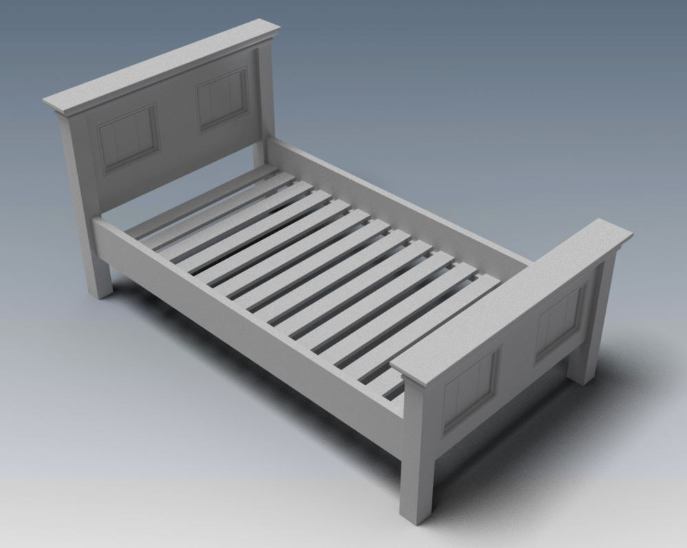 BUILDING PLANS FOR CRAFTON KING SINGLE TIMBER BED – MAKE YOUR OWN & SAVE $$$
