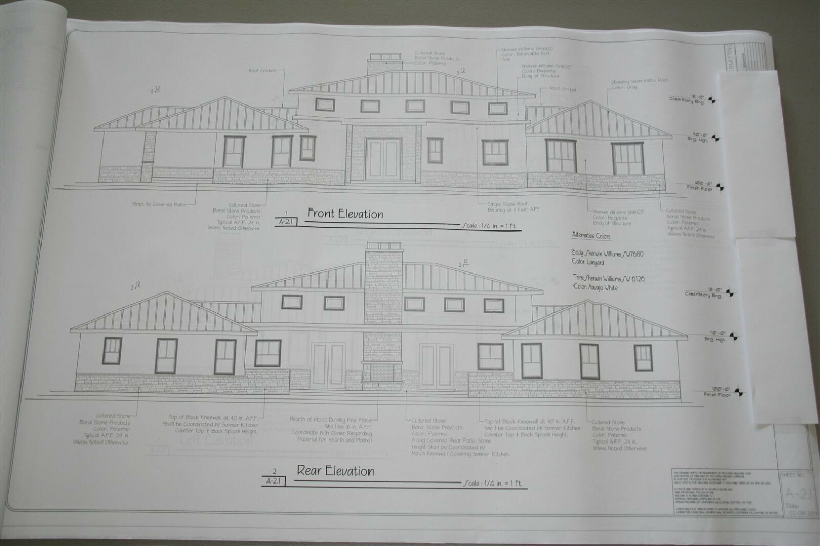 Custom House Plans Engineered Drawings 3420 SF Central FL Single Story Ranch