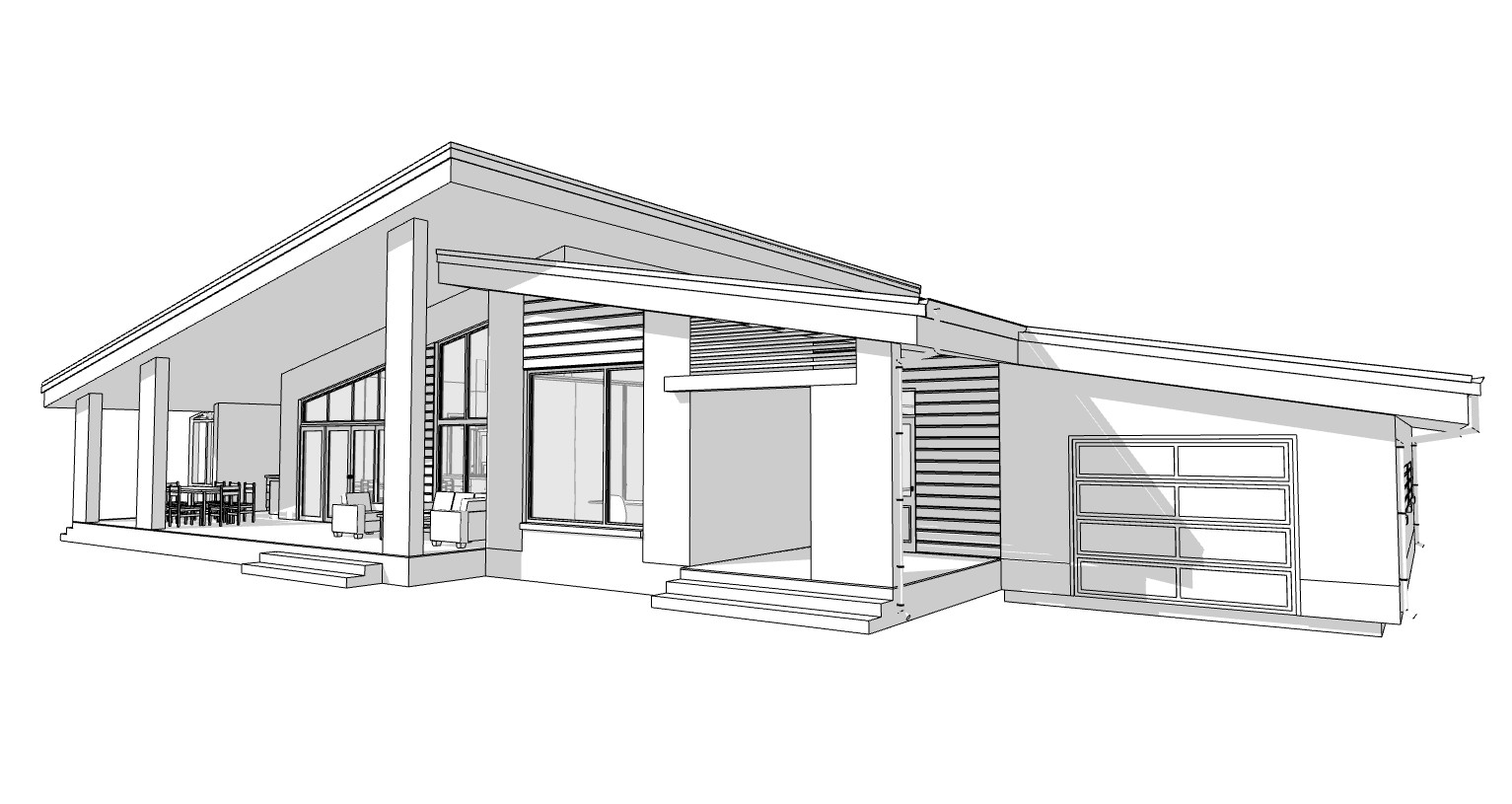 90’x55’ 3 Bed, 2 Bath Garage, Porch, Winter Garden Architect. Plans PDF Download