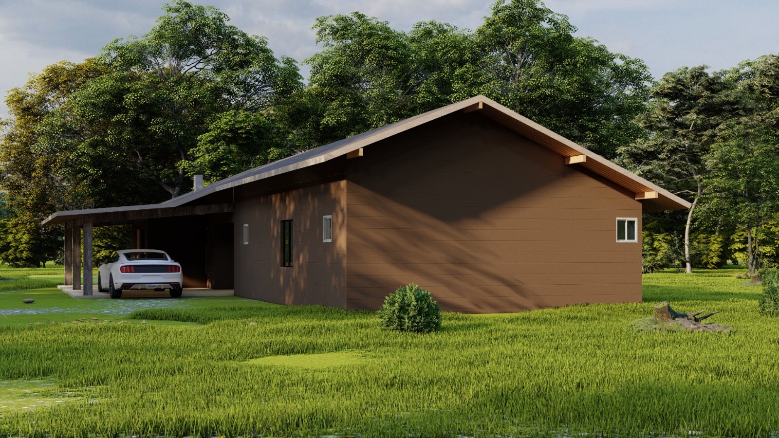 23′ x 69 ‘ Ft House Home Building Plan With AutoCAD File & 3D Visualization
