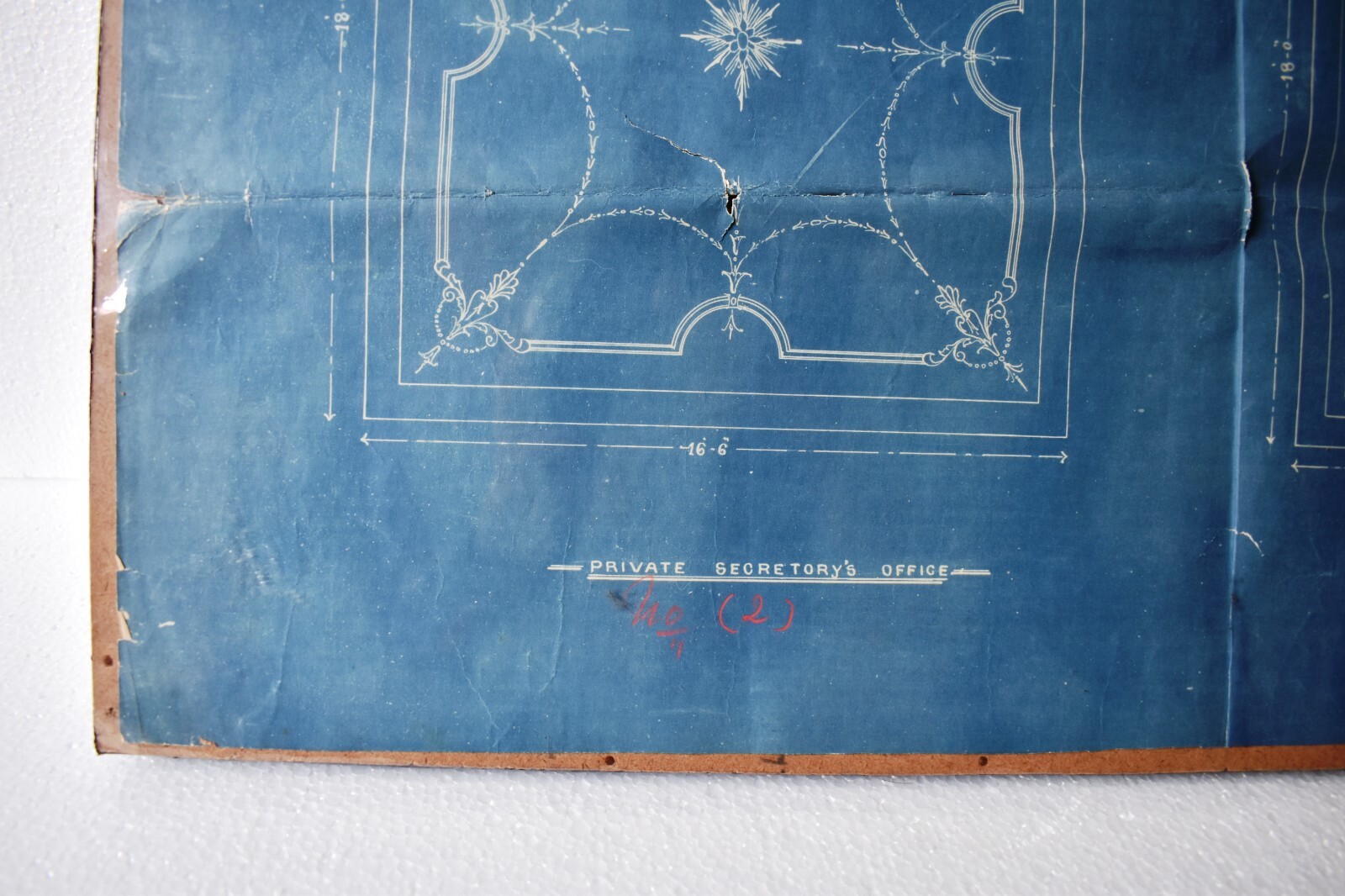 Antique Bhavindra Vilas Palace Jamnagar Architectural Plan Lay-Out First Floor»7