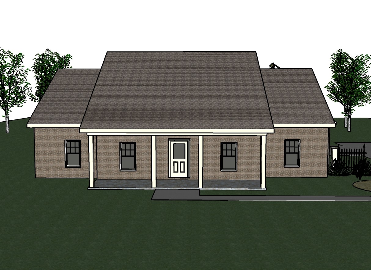 Abbigale 2161G 5 ALL BRICK home, house plan 4 beds, 2.5 baths PDF